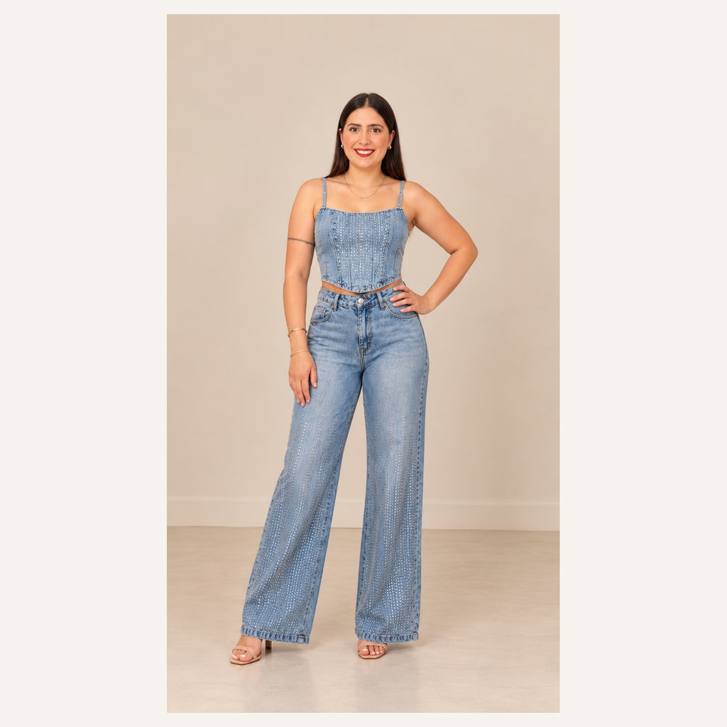 Isabella Denim Set