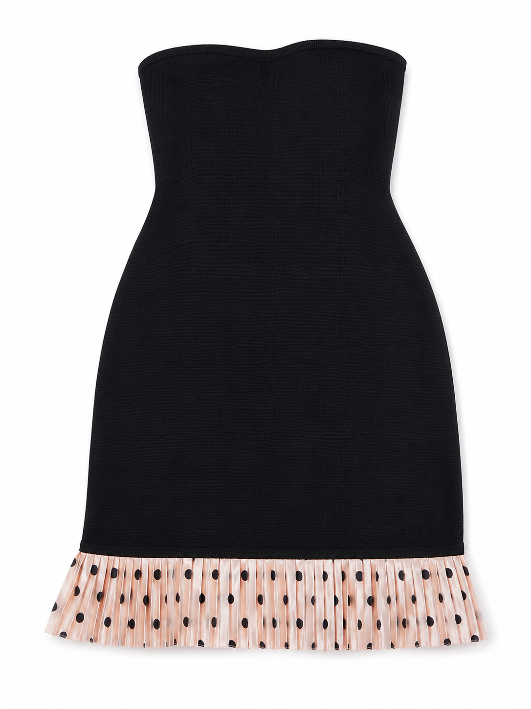 Black Diamond Strapless Mini Dress