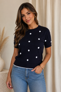 Chloe Polka Dot Tee