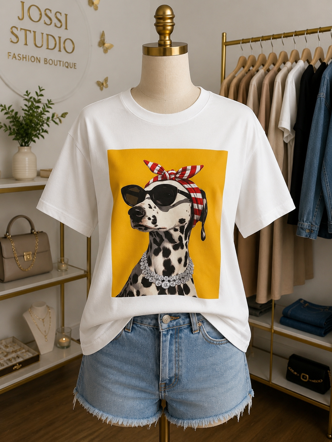 Ruby Dalmatian Graphic Tee