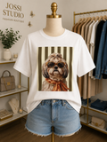 Mia Luxe Pup Graphic Tee