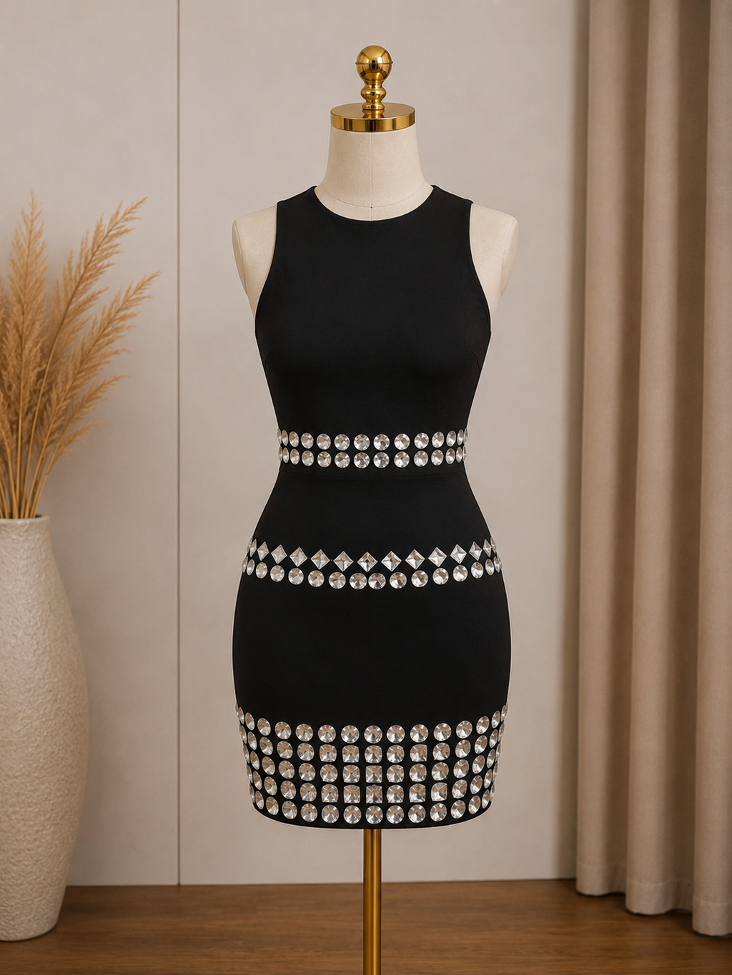Victoria Black Mini Dress