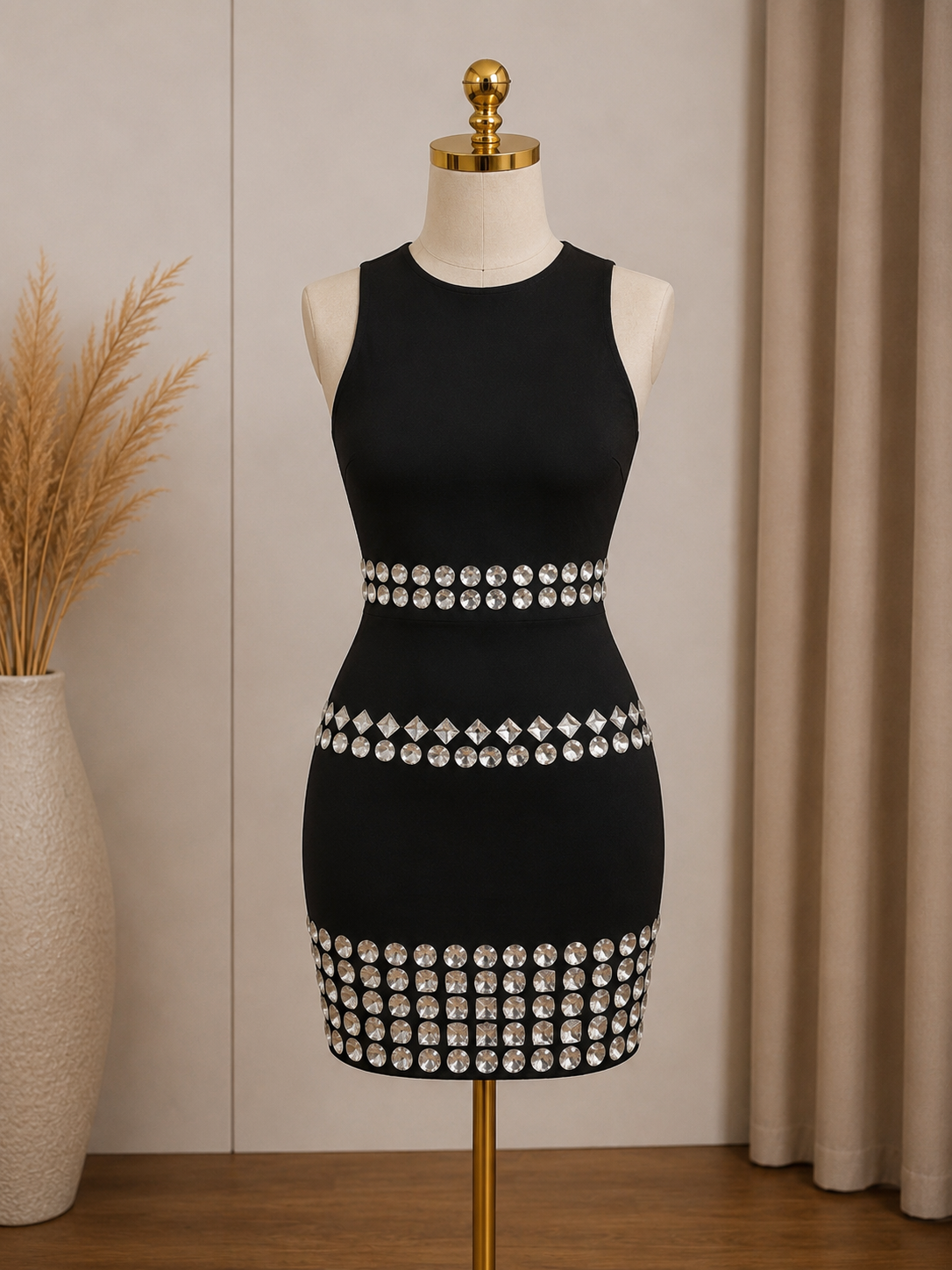 Victoria Black Mini Dress