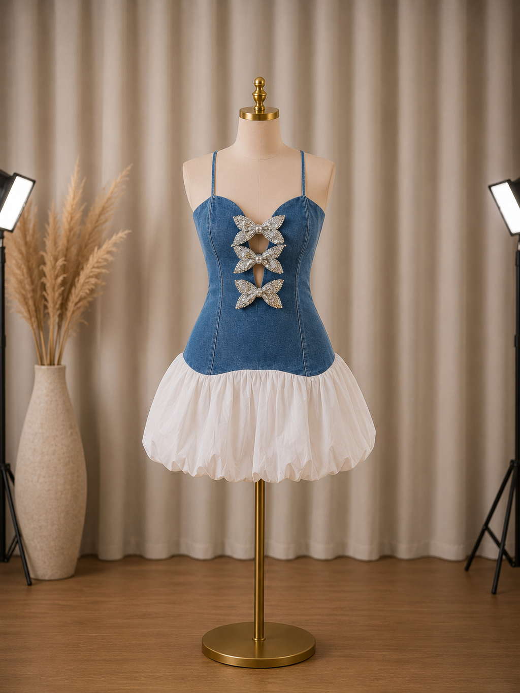 Skye Blue Mini Dress