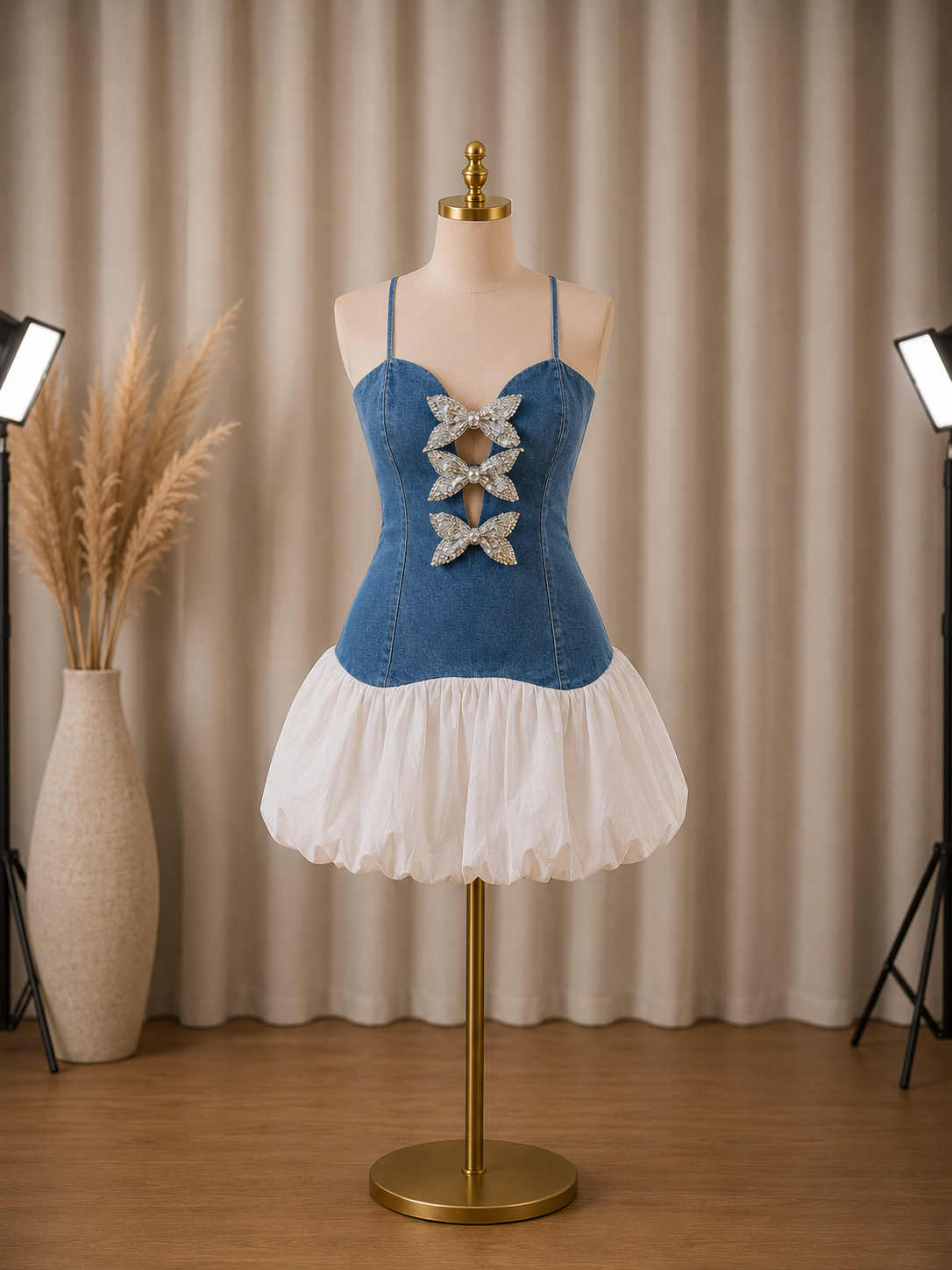 Skye Blue Mini Dress