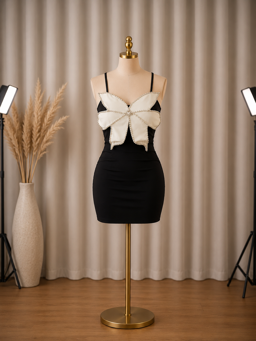 Monroe Black Mini Dress
