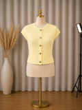 Eloide/Golden button Cardigan