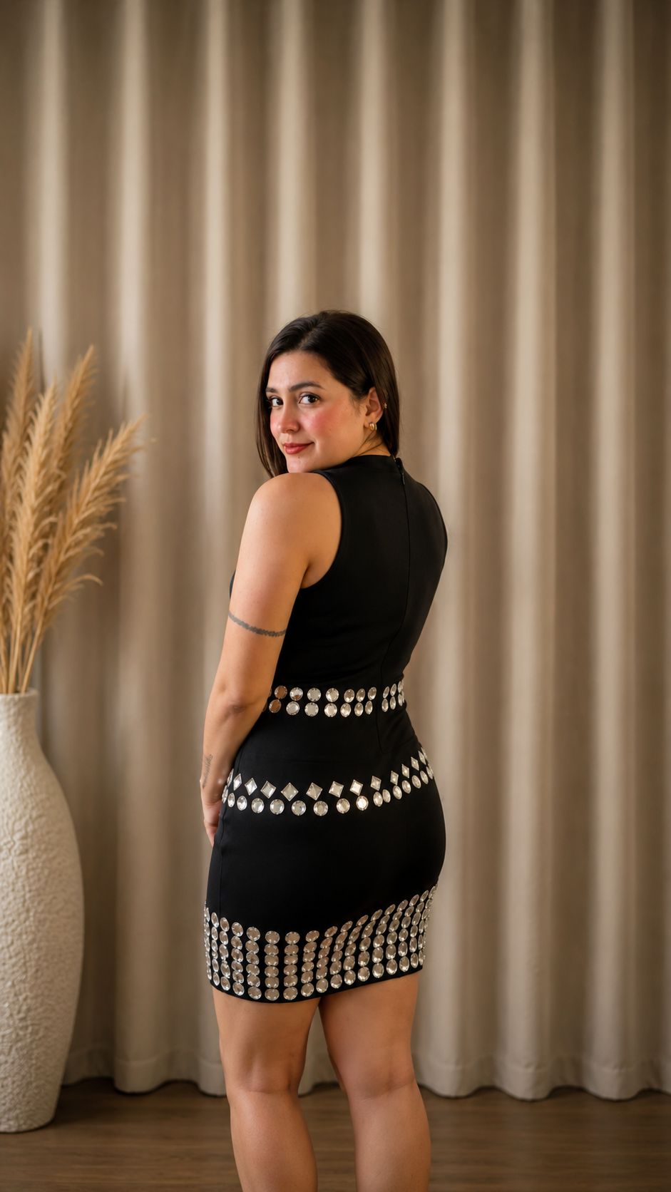 Victoria Black Mini Dress