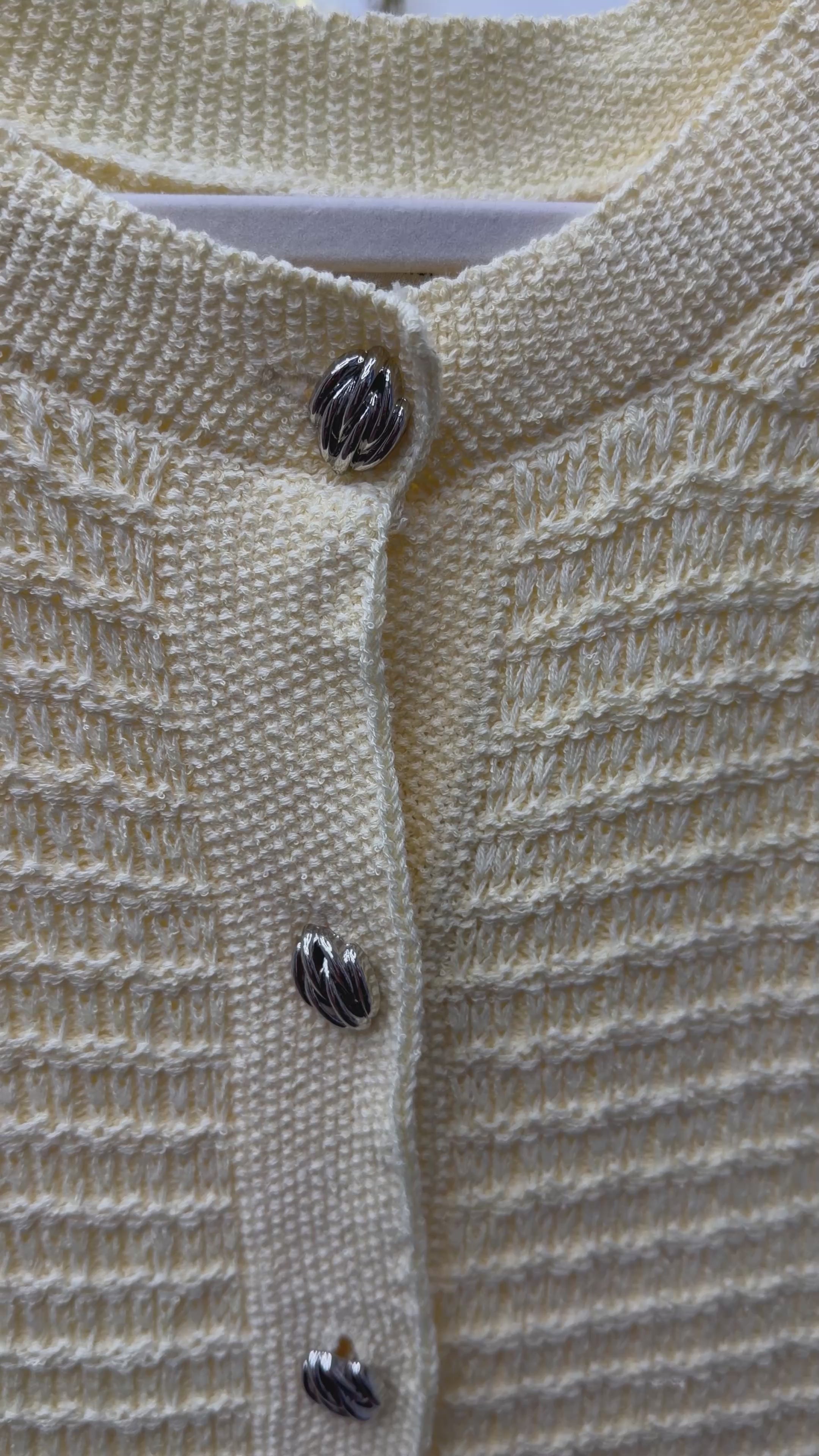 Eloide/Golden button Cardigan