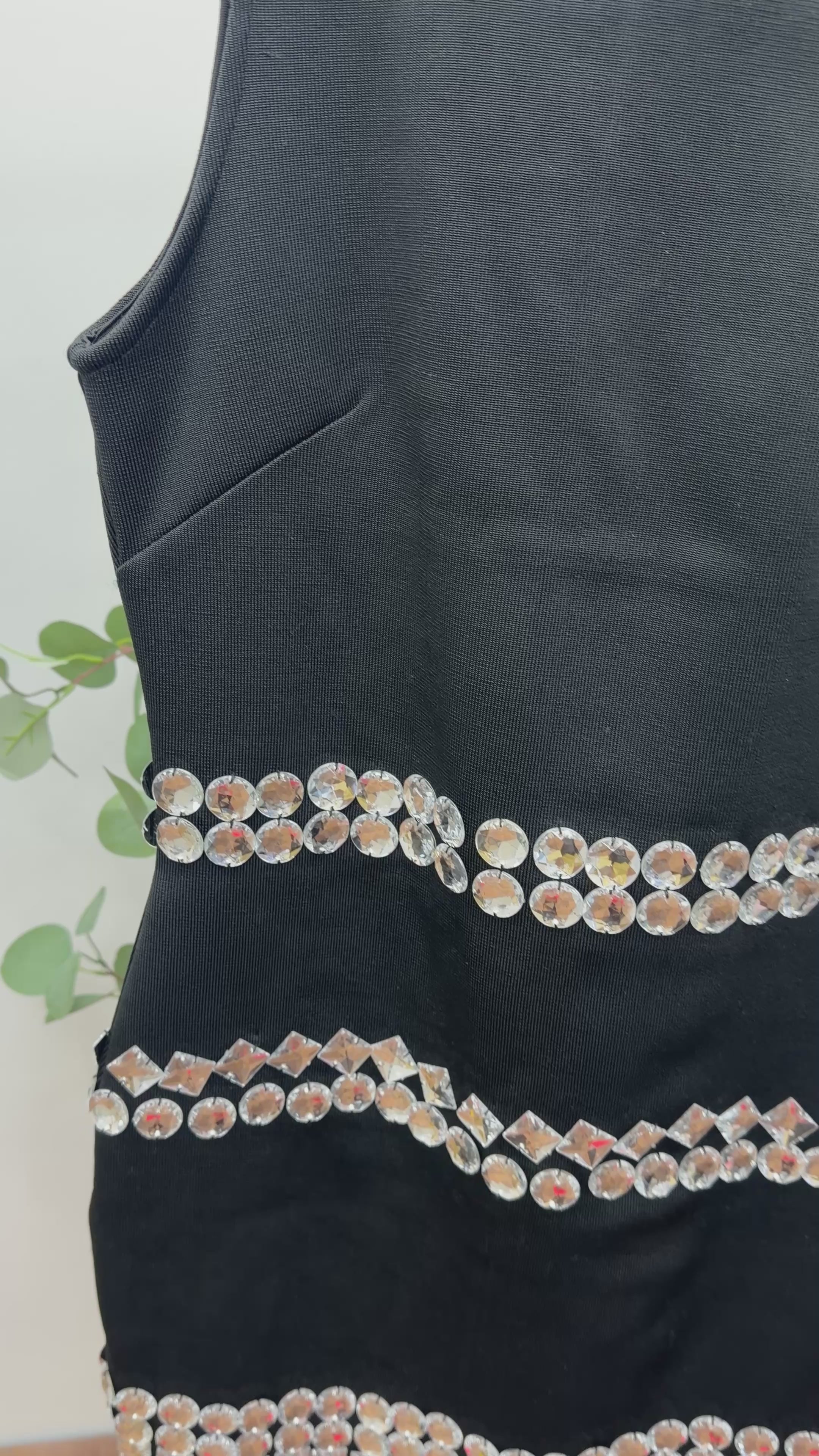 Victoria Black Mini Dress