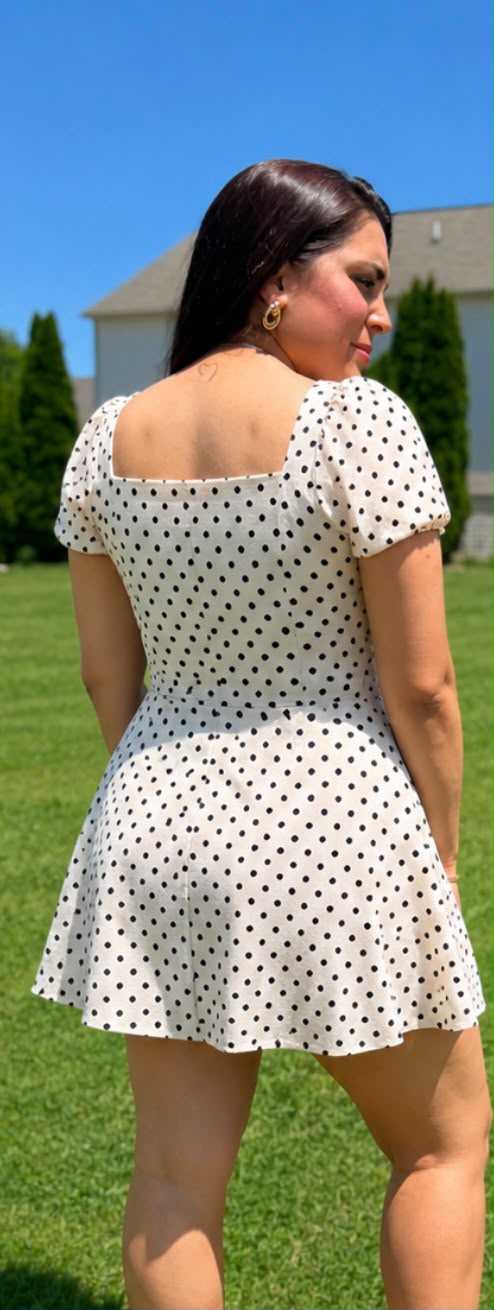 Luna/Polka Dot Mini Dress